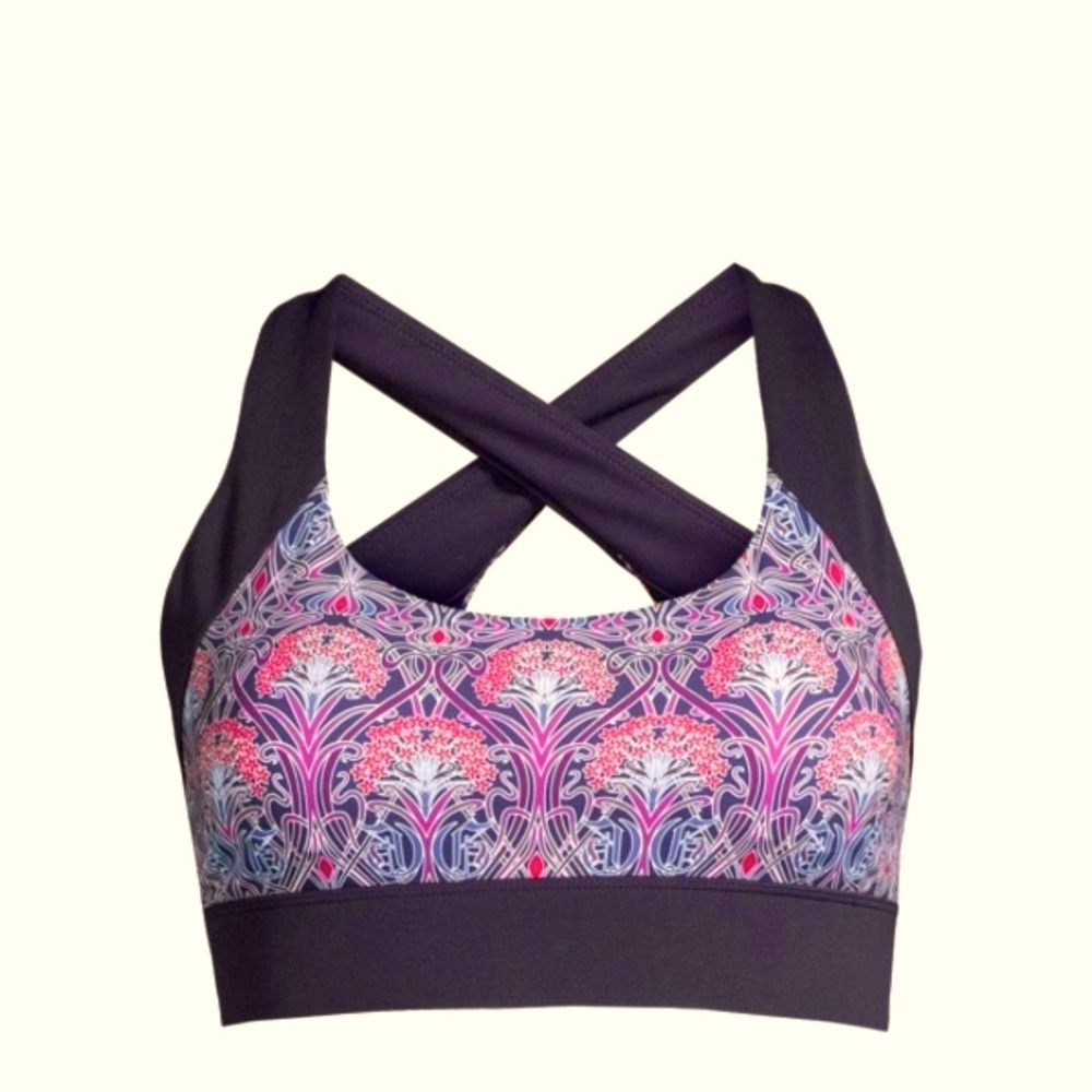 Greyson Nouveau Floral Devi Sports Bra XS NWT